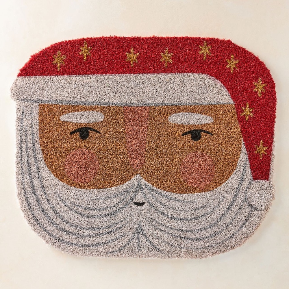 Santa door mat NIB